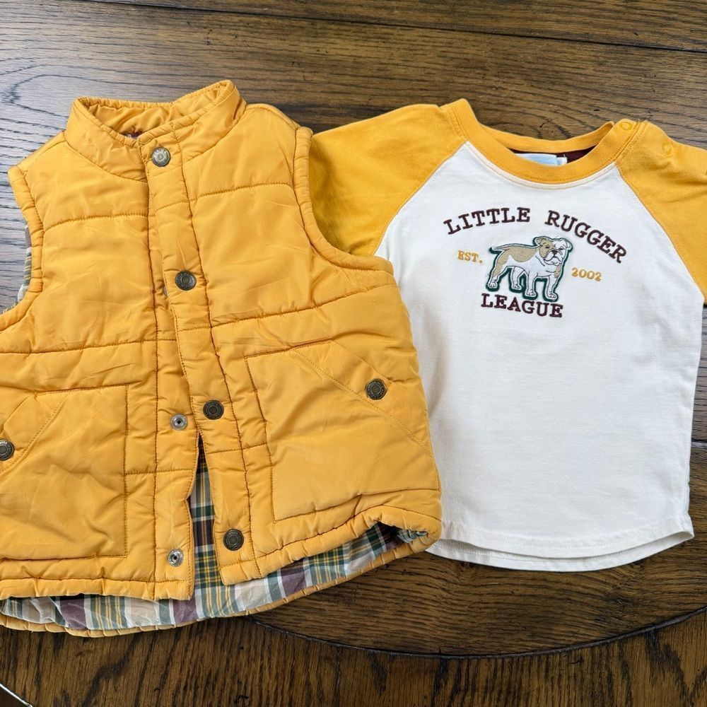 Janie and Jack Rugby League Vest Shirt Bundle
